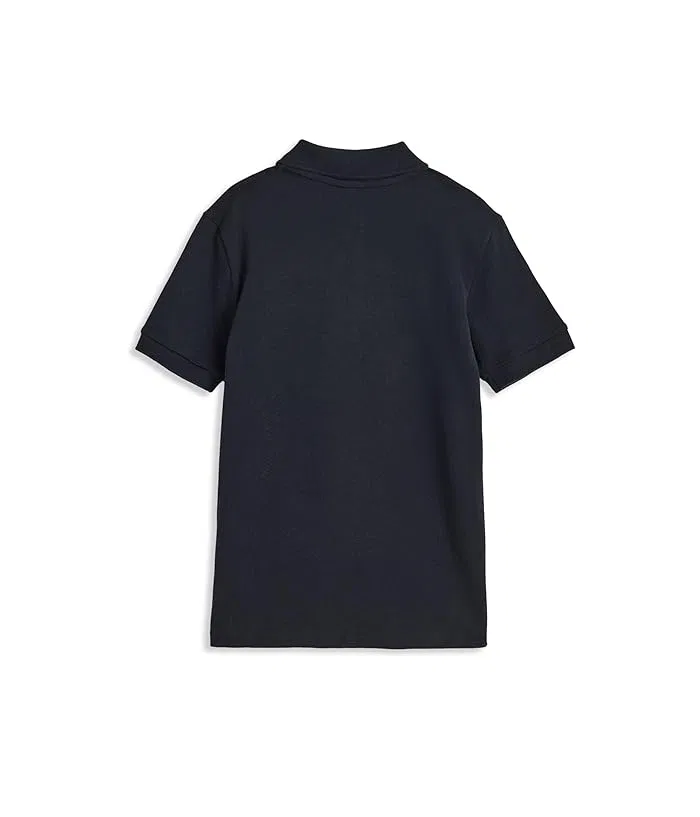 Футболка поло с цветными блоками Color-Blocked Pique Polo Lacoste Kids, Marine — фото 2