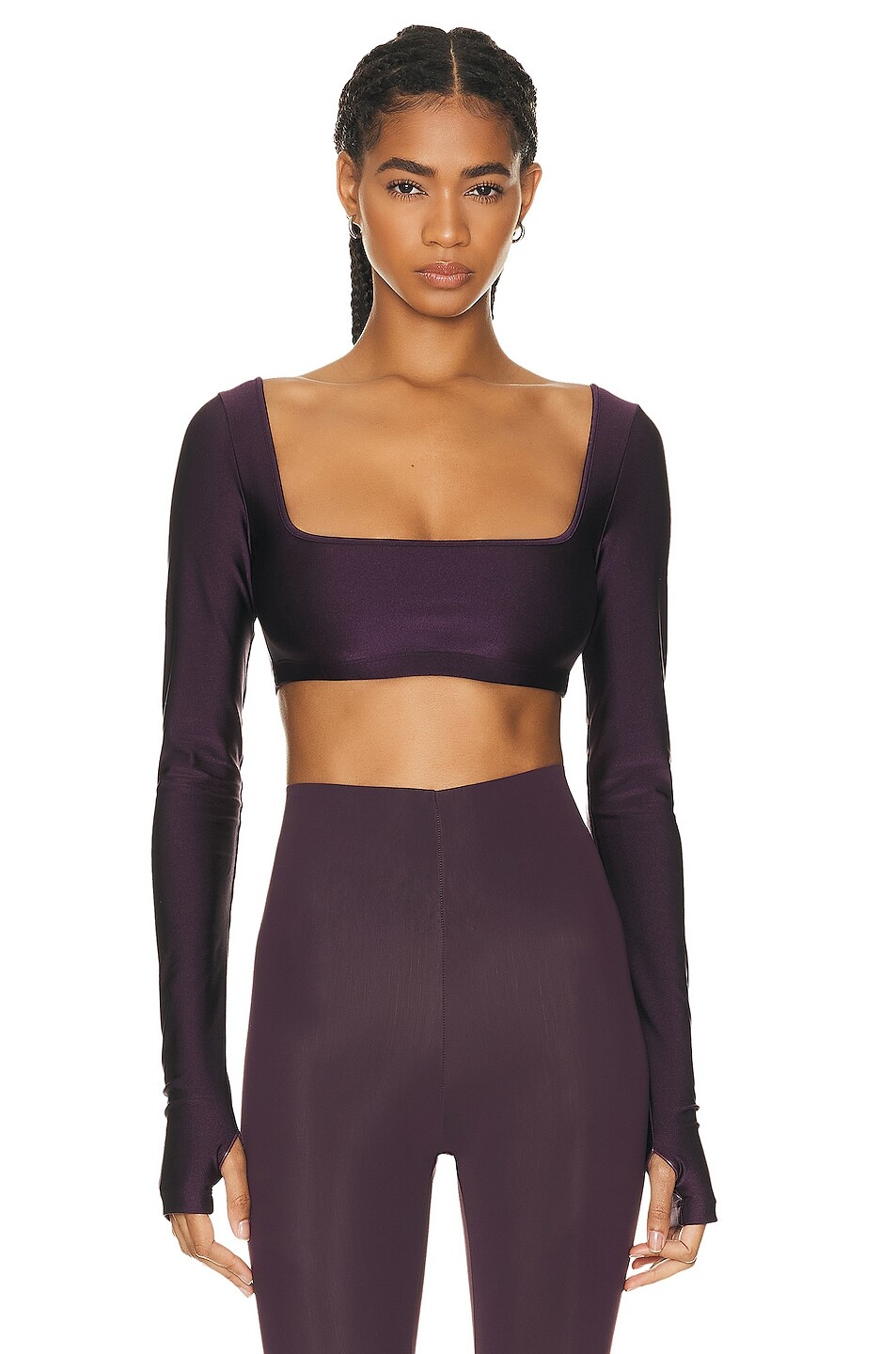 

Топ The Andamane Nyla Crop, цвет Rouge Noir