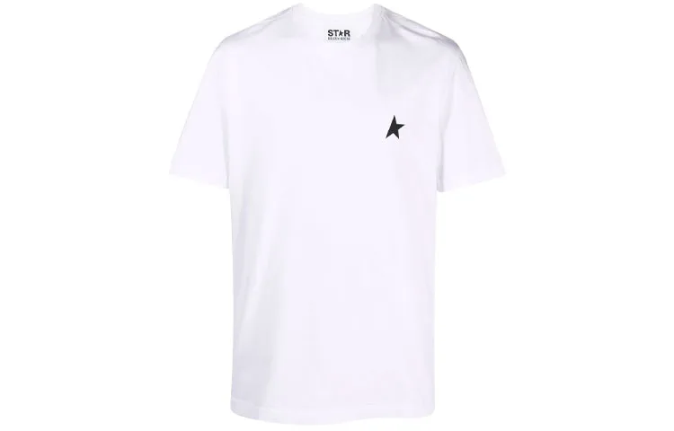 Футболка с принтом star Golden Goose, белый