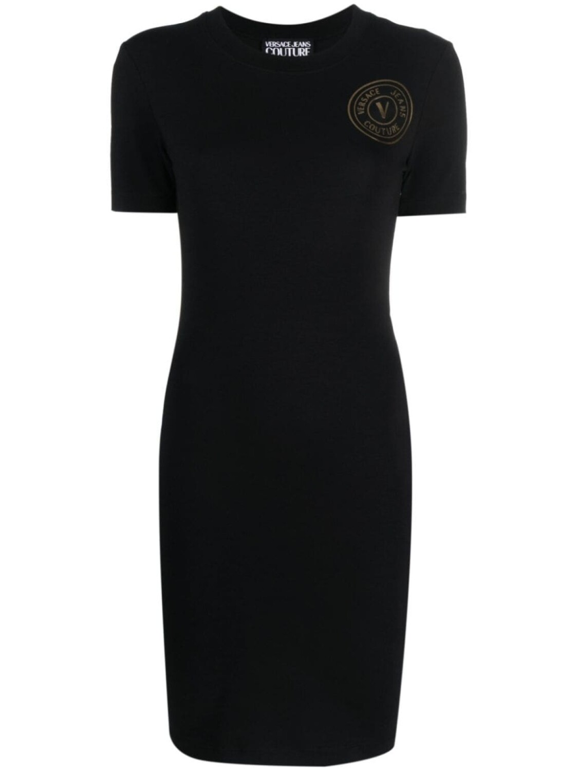 

Versace Jeans Couture платье с логотипом, черный