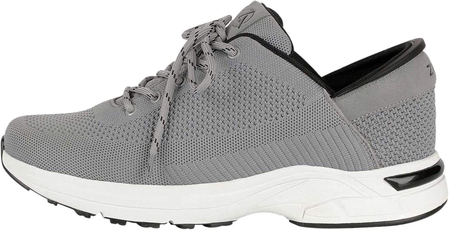 

Мужские кроссовки ZEBA без шнурков - Повышайте комфорт и стиль с идеальными прогулочными и модными кроссовками, серый