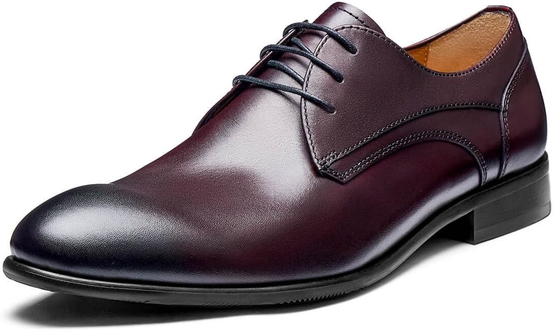 Мужские классические туфли Jepsengord Wingtip из натуральной кожи коровы, оксфорды с брогированием, формальные деловые и свадебные дерби Jepsen Gord, бордовый