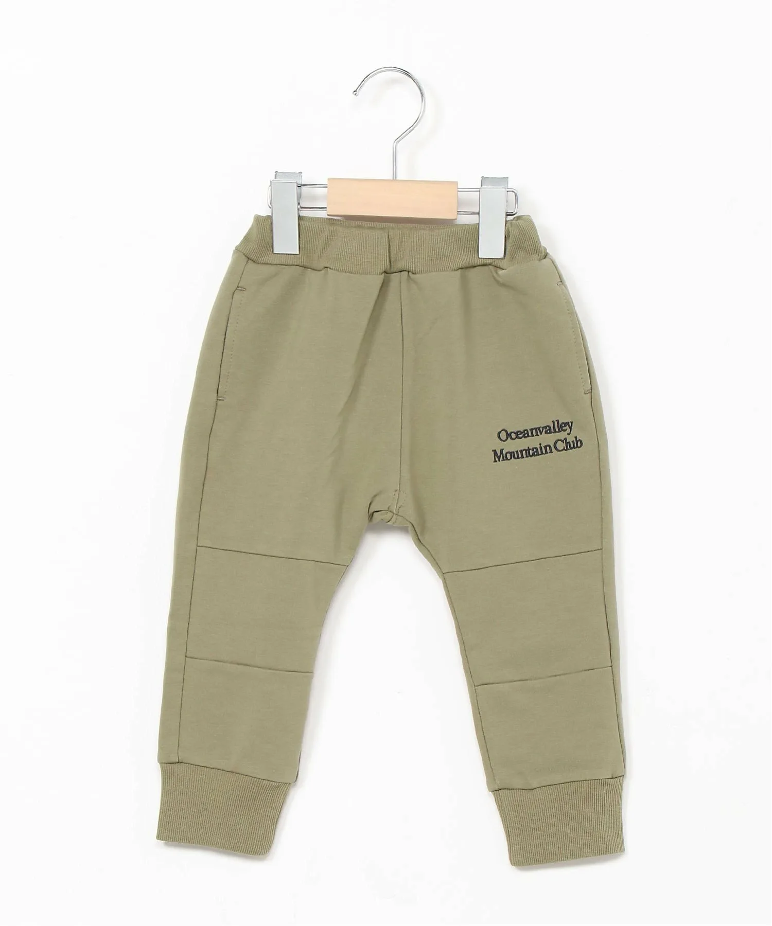 Спортивные брюки /(K) с ребристой отделкой до щиколотки Ocean&Ground, olive