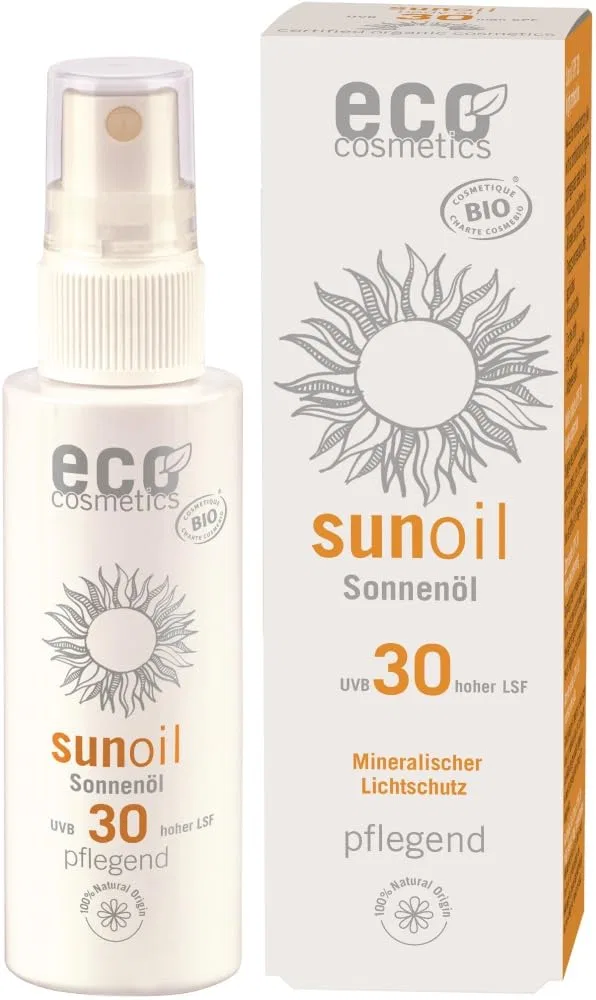 Прозрачное солнцезащитное масло SPF 30, 6 x 50 мл Eco Cosmetics