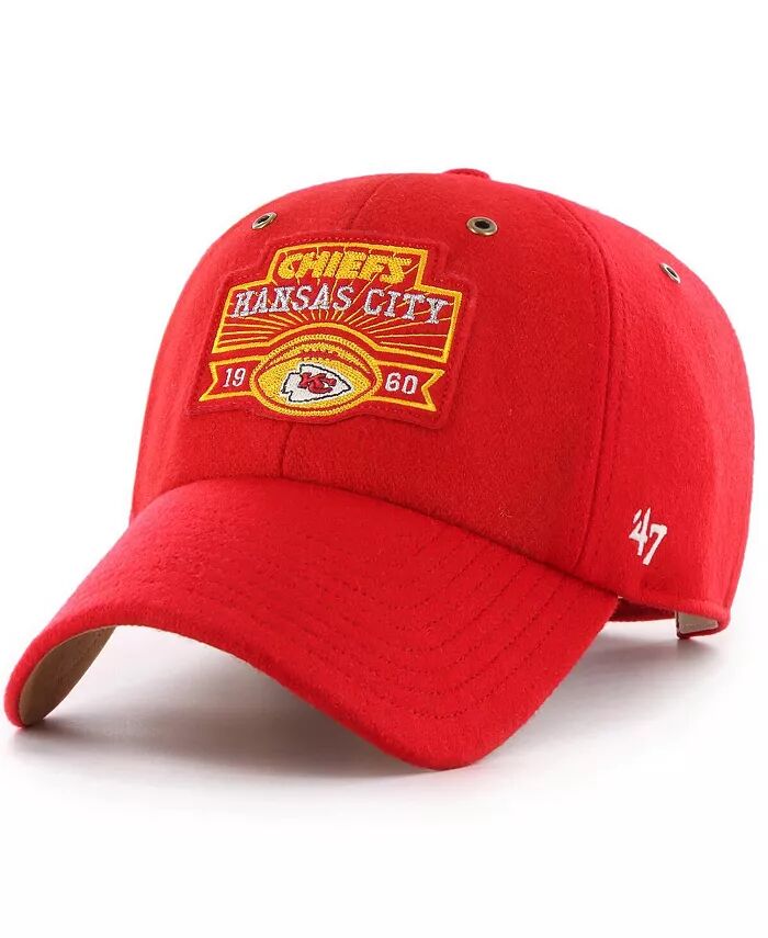 

Мужская и женская красная кепка Kansas City Chiefs Field Goal Clean Up Adjustable Stoney Clover Lane