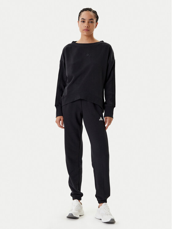 Толстовка обычного кроя Seasonal Essentials 3-Stripes JM1900 Adidas, черный — фото 2