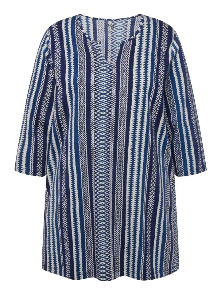 

Футболка Ulla Popken Longshirt, синий