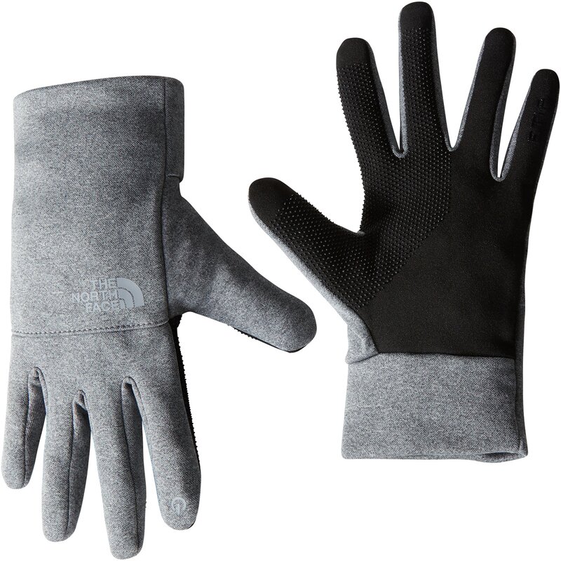 

The North Face и перчатки "etip recycled glove" The North Face, серый