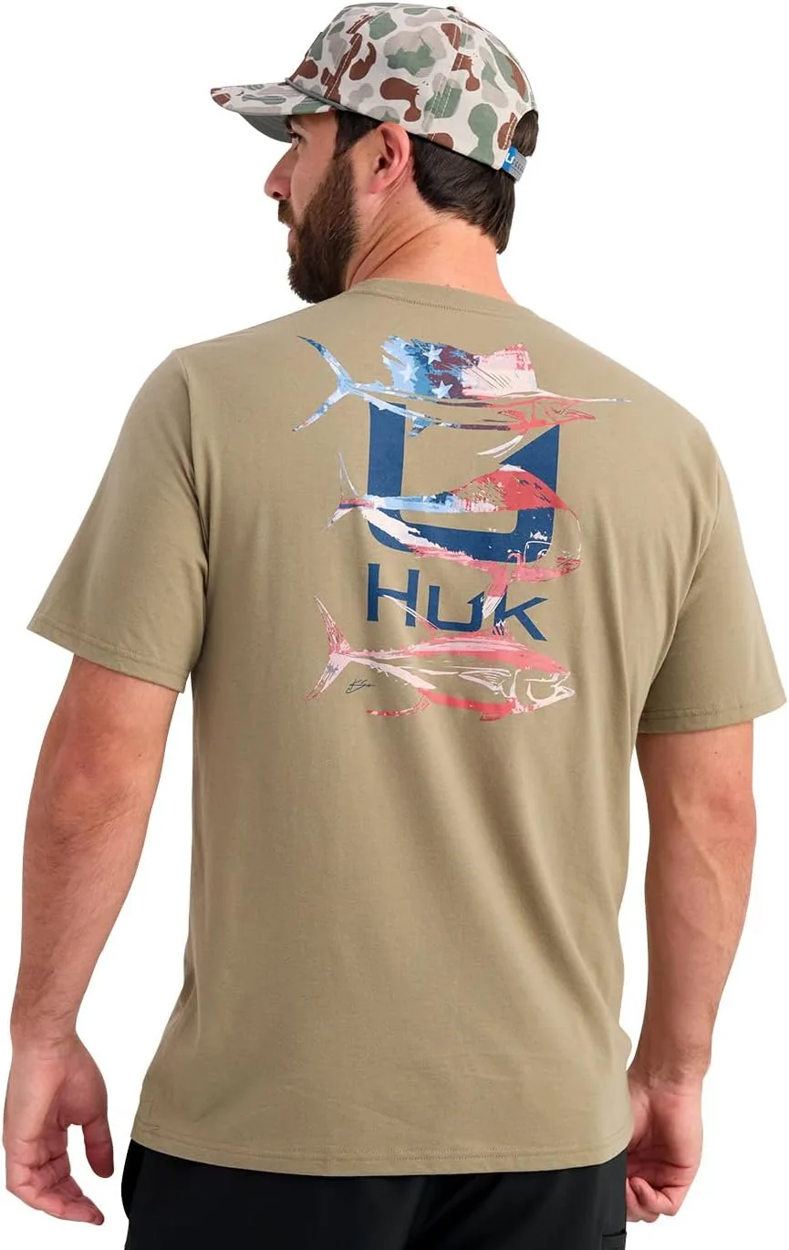 

HUK Мужская футболка Kc Scott с коротким рукавом Performance Tee