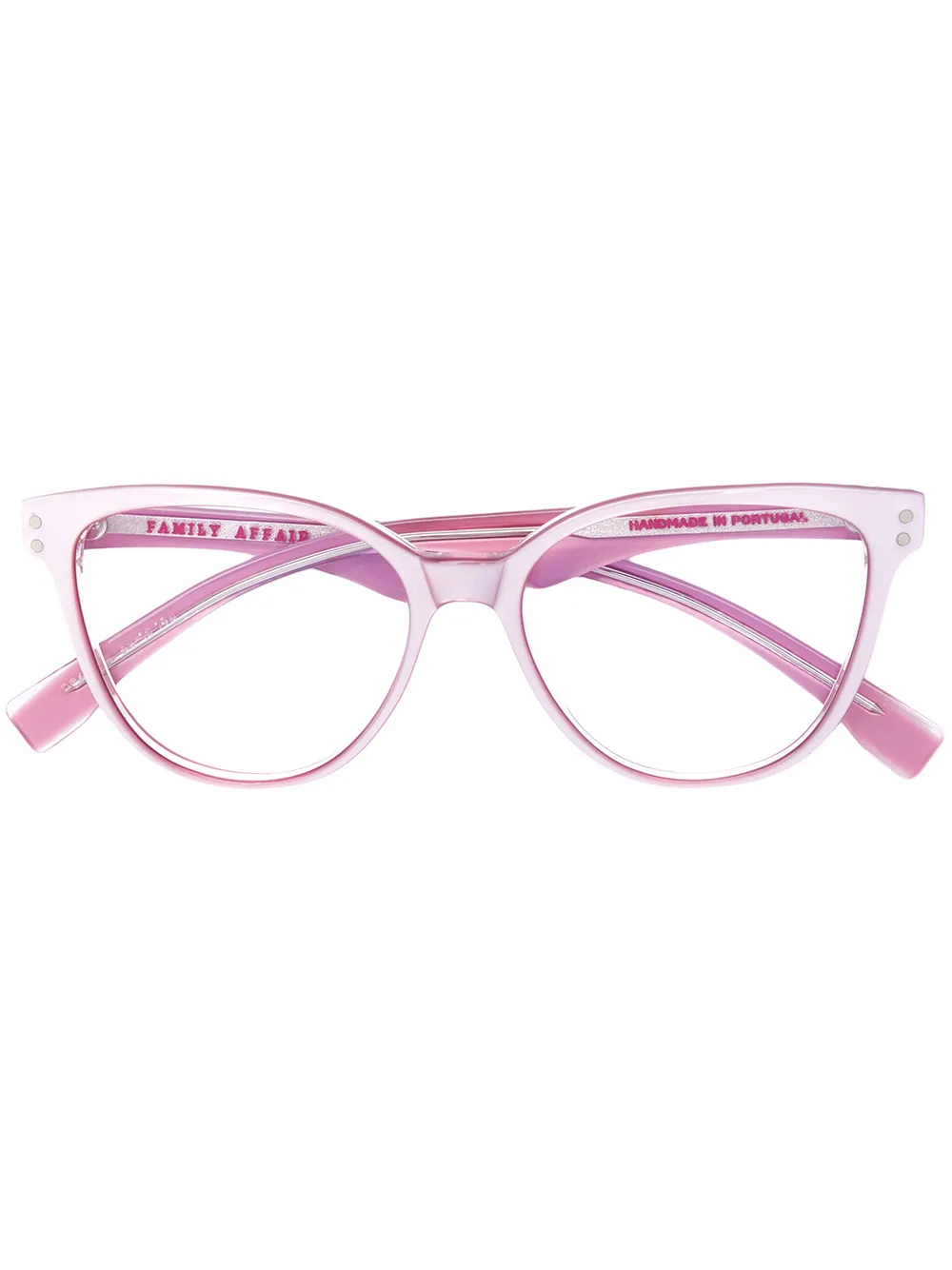 

Очки в оправе "кошачий глаз" Family Affair, розовый