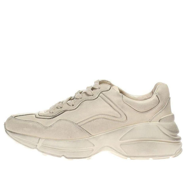 

Кроссовки rhyton leather sneaker 'ivory' Gucci, белый