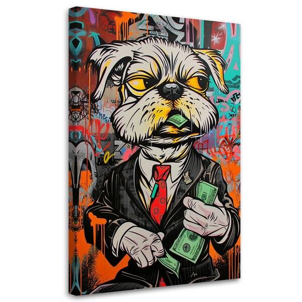 

Картина арт-принт KUNSTLOFT Urban Hare Majesty 4, многоцветный