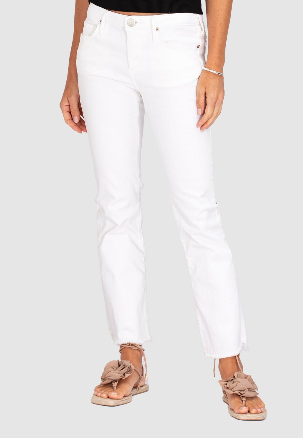 

Расклешенные джинсы HALLE KICK True Religion, белый