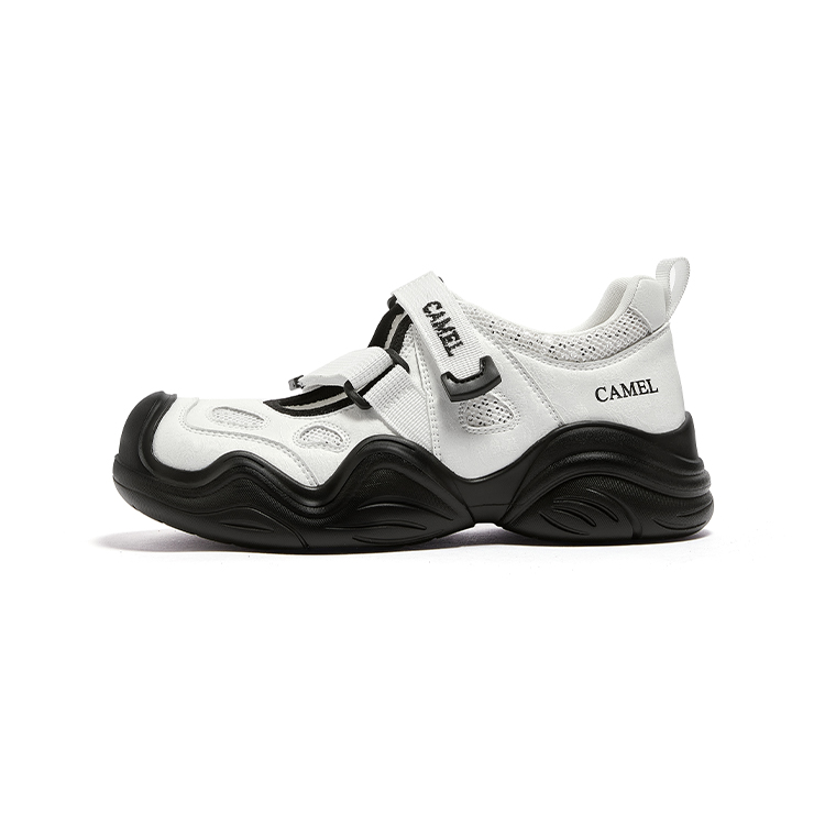 

Летние пляжные сандалии для женщин - необычные, милые, модные, универсальные, легкие и устойчивые к истиранию CAMEL, белый/черный