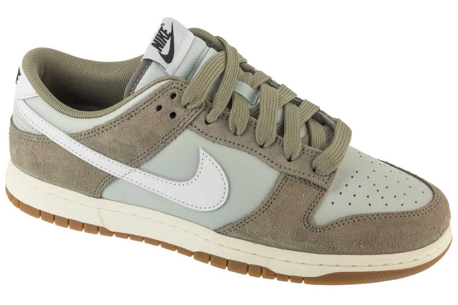 Кроссовки низкие, кожаные, Nike, зеленый