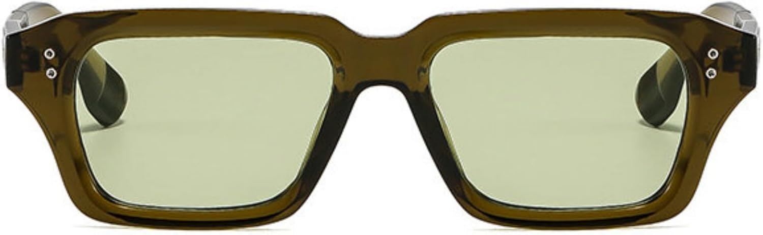 

Солнцезащитные очки Willochra Skinny Rectangle для женщин, ретро-очки в стиле 90-х, квадратные солнцезащитные очки, милые солнцезащитные очки с заклепками, черные, UV400, C4