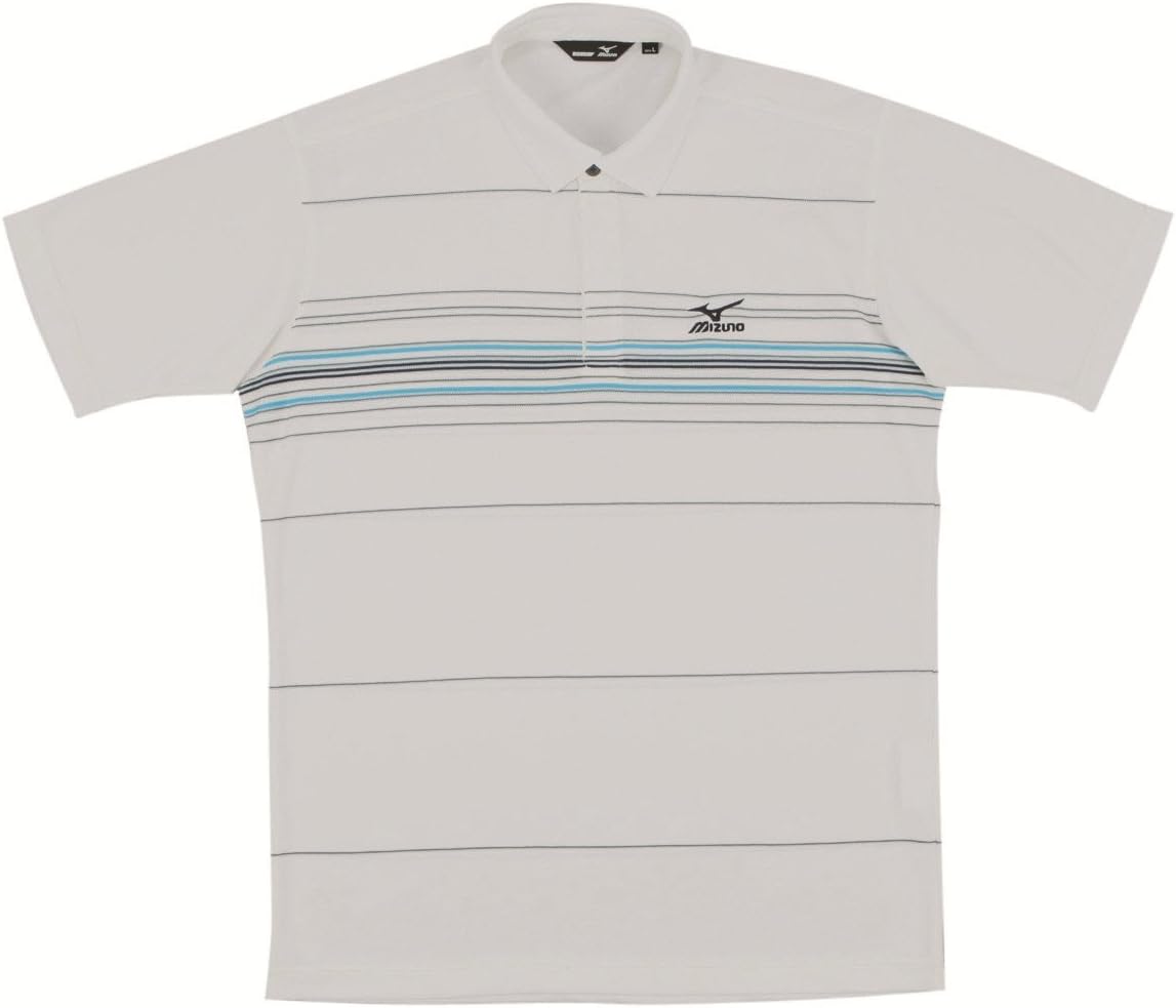 

Футболка-поло с коротким рукавом Mizuno для гольфа, влагоотводящая и быстросохнущая, белый