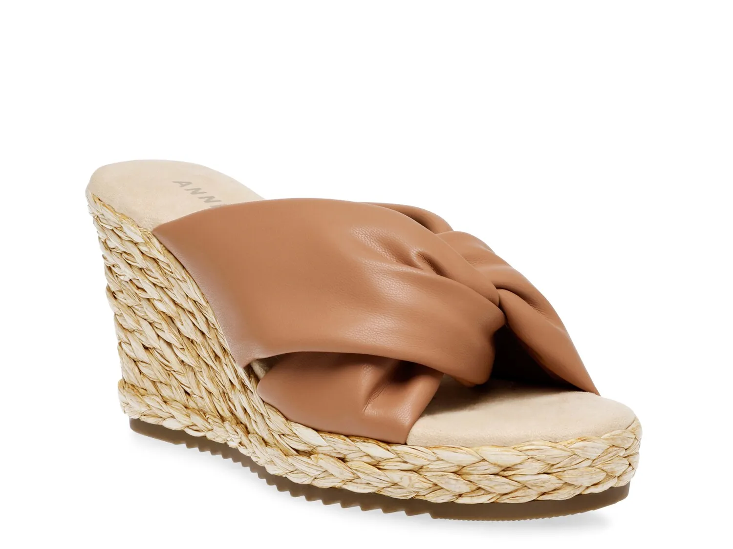 

Сандалии Weslite Wedge Sandal Anne Klein, цвет tan