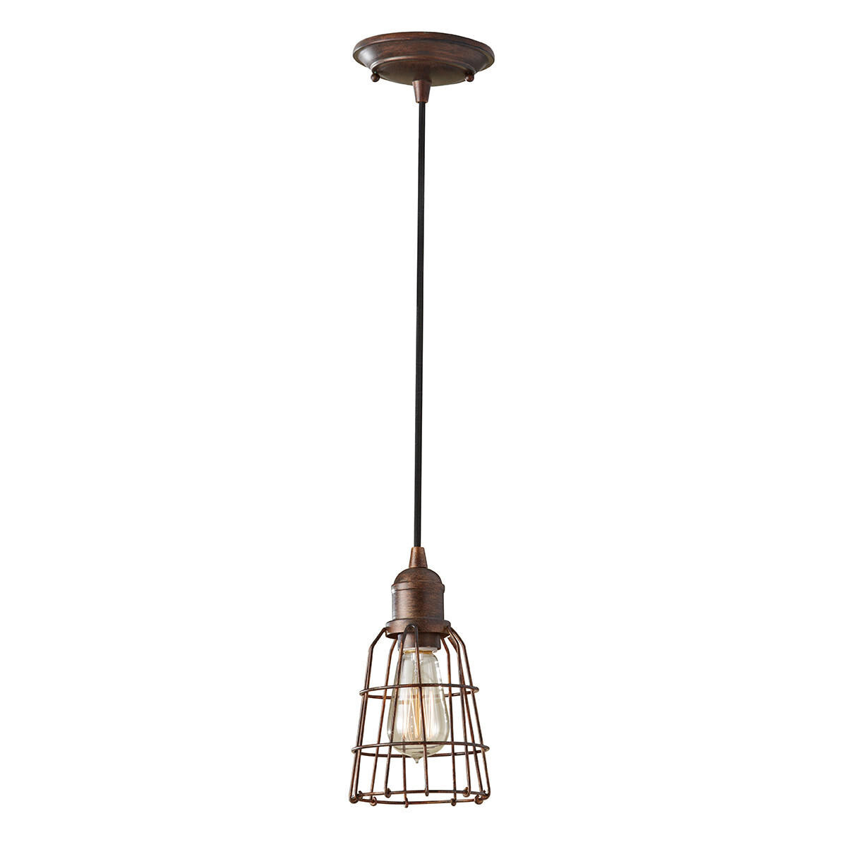 

Подвесной светильник Elstead Lighting, 13,2x30,3 см, цвет Bronzefarben