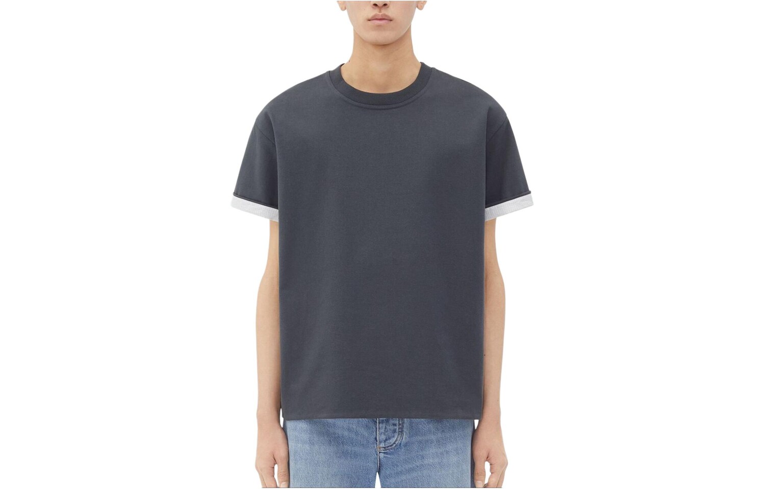 

Футболка мужская Shadow Grey Bottega Veneta, цвет Shadow Gray
