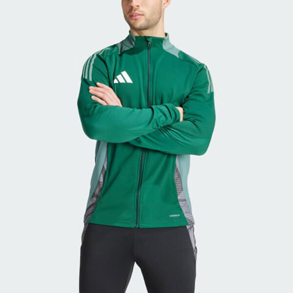 Куртка Tiro 24 мужская зеленая Adidas, зеленый — фото 2