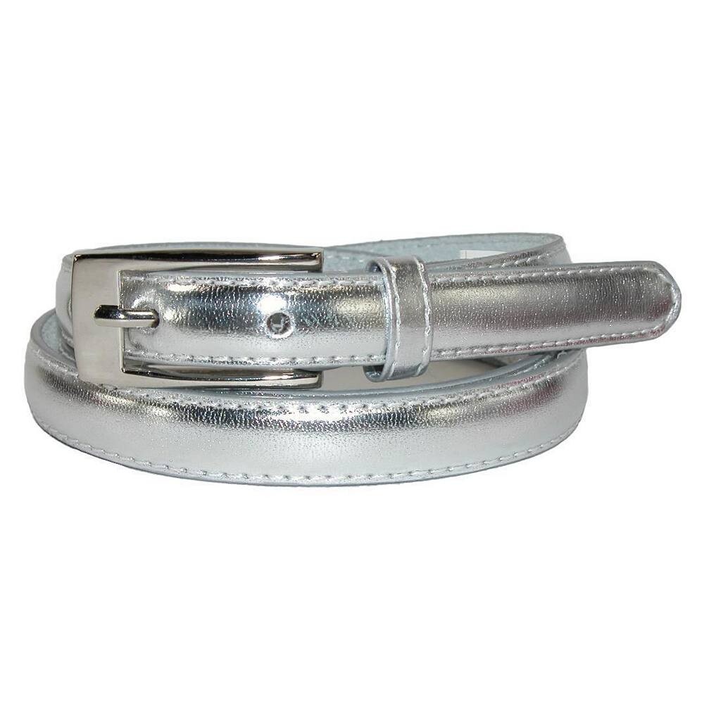 

Женский кожаный деловой ремень Ctm (2 шт.) CTM, цвет Silver