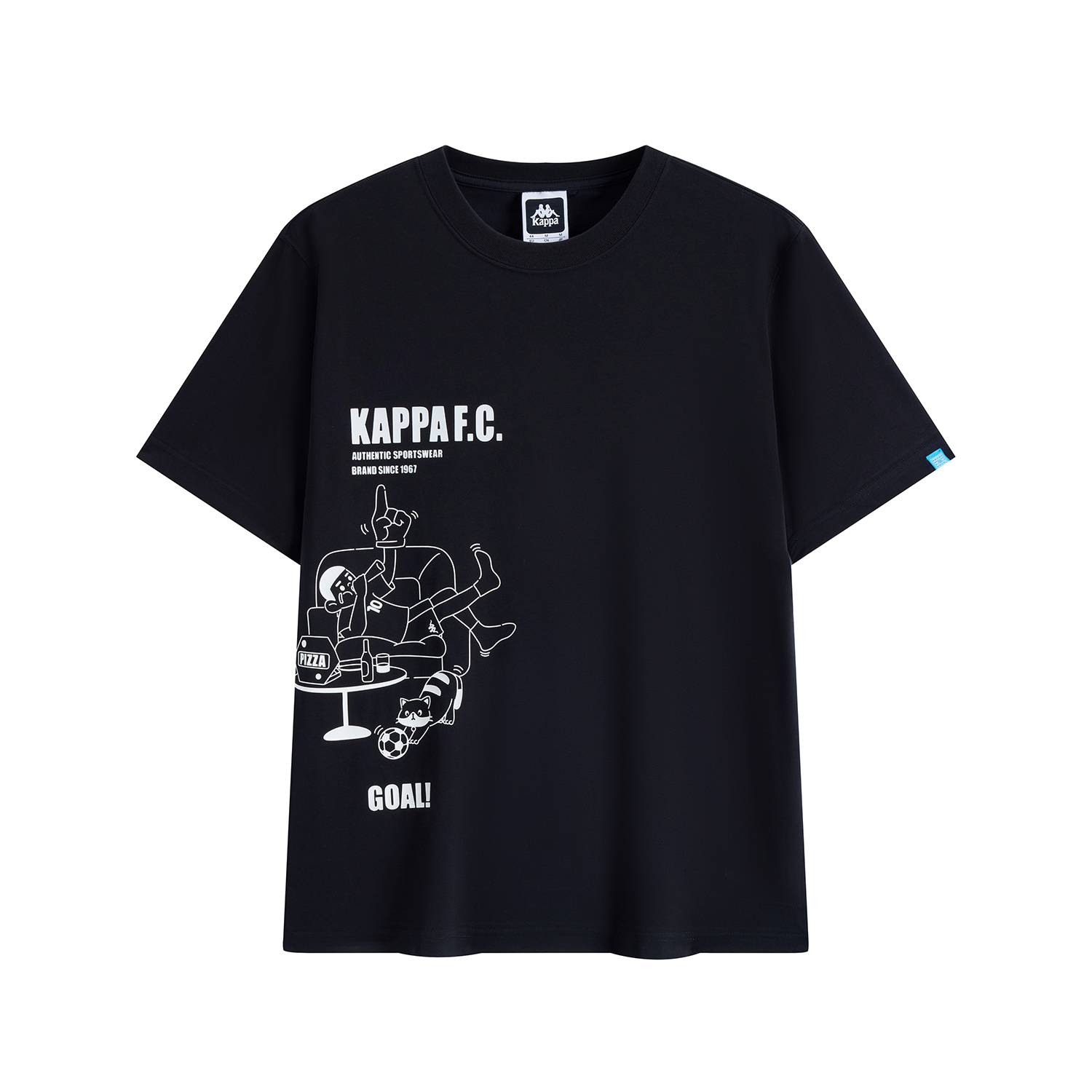 

Футболка серии 1916 года, мужская, многоцветная Kappa, Black-990
