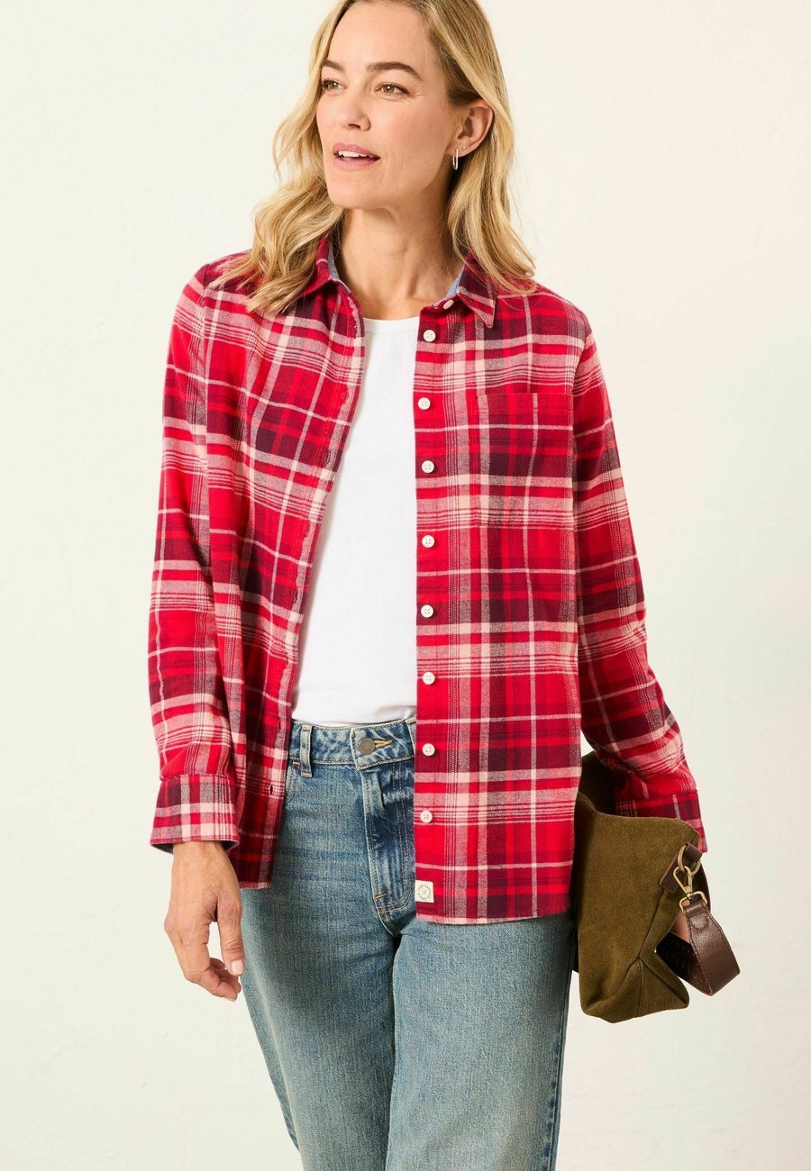 

Блуза FatFace Button-down blouse, Red