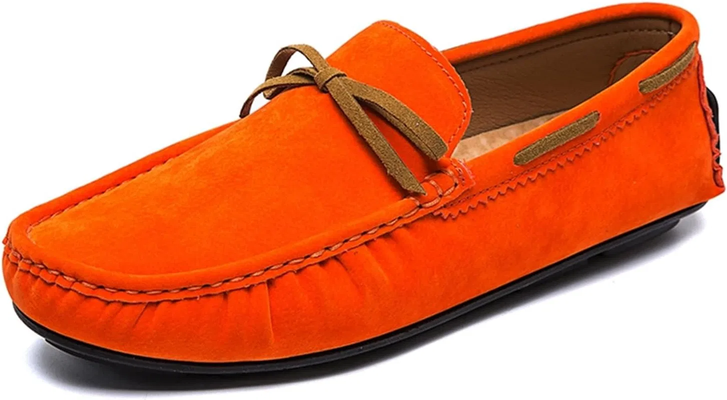 Лоферы из натуральной кожи Orange Abborora