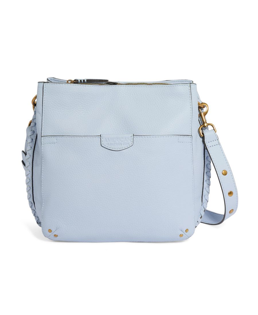 

Сумка через плечо Luca с тремя отделениями American Leather Co, Sea Breeze