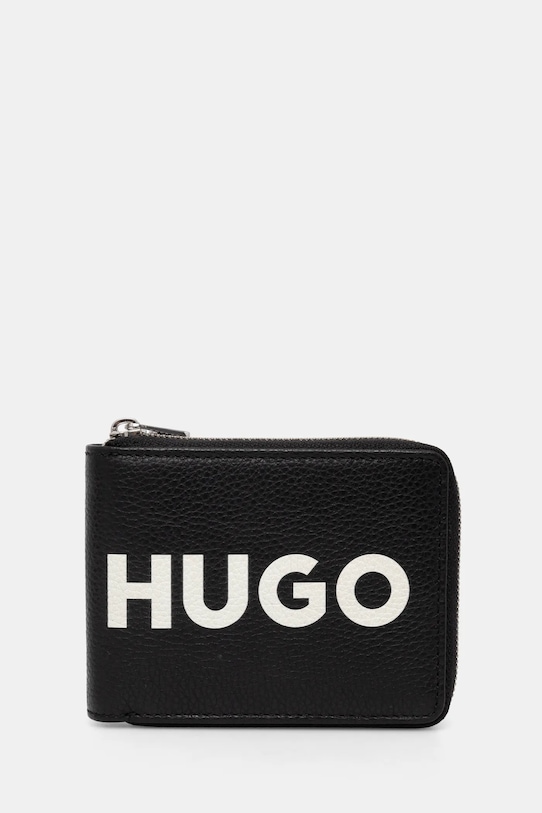 

Кожаный кошелек Hugo, черный