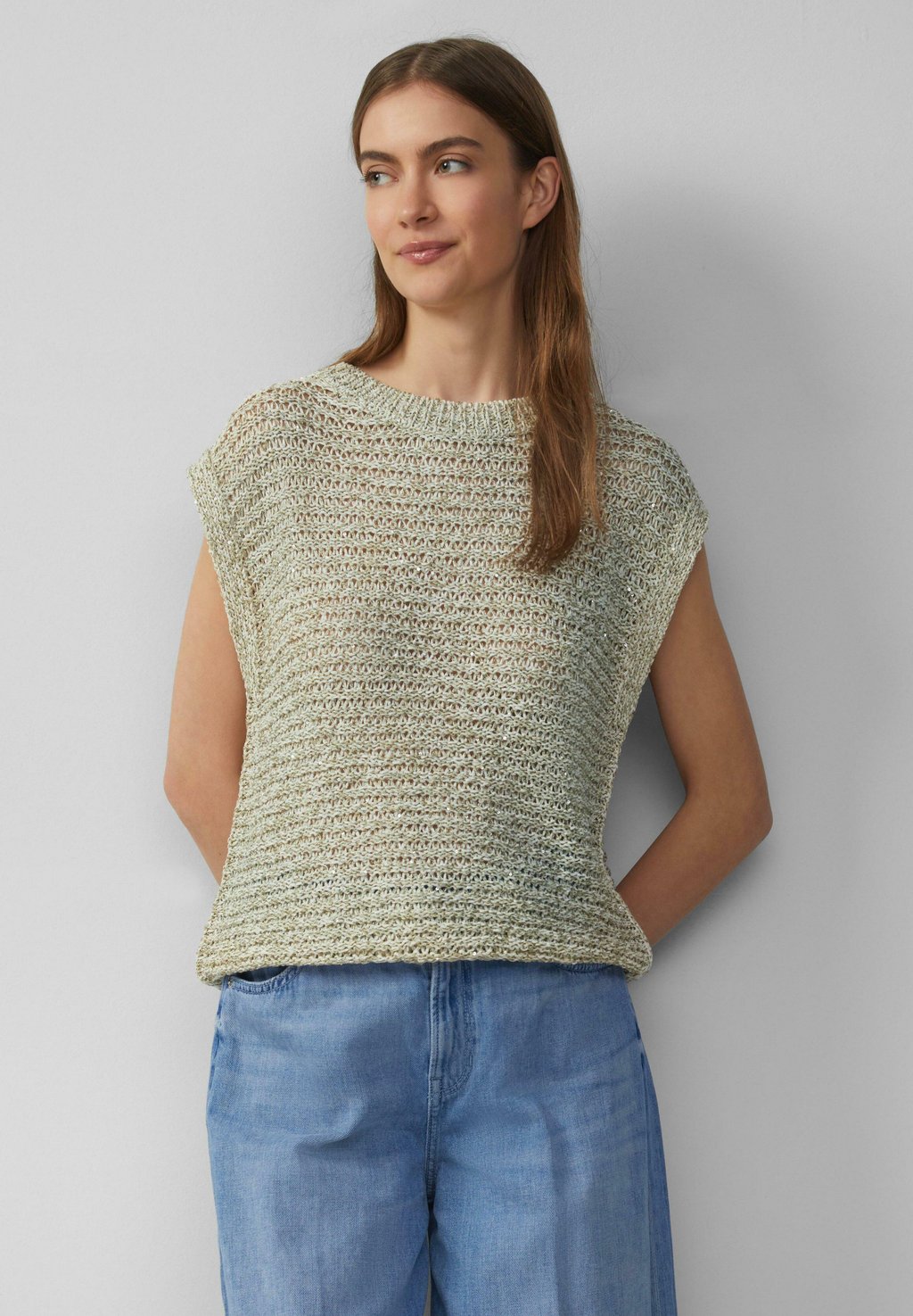 

Футболка с принтом JOURSTRICK s.Oliver, бежевый