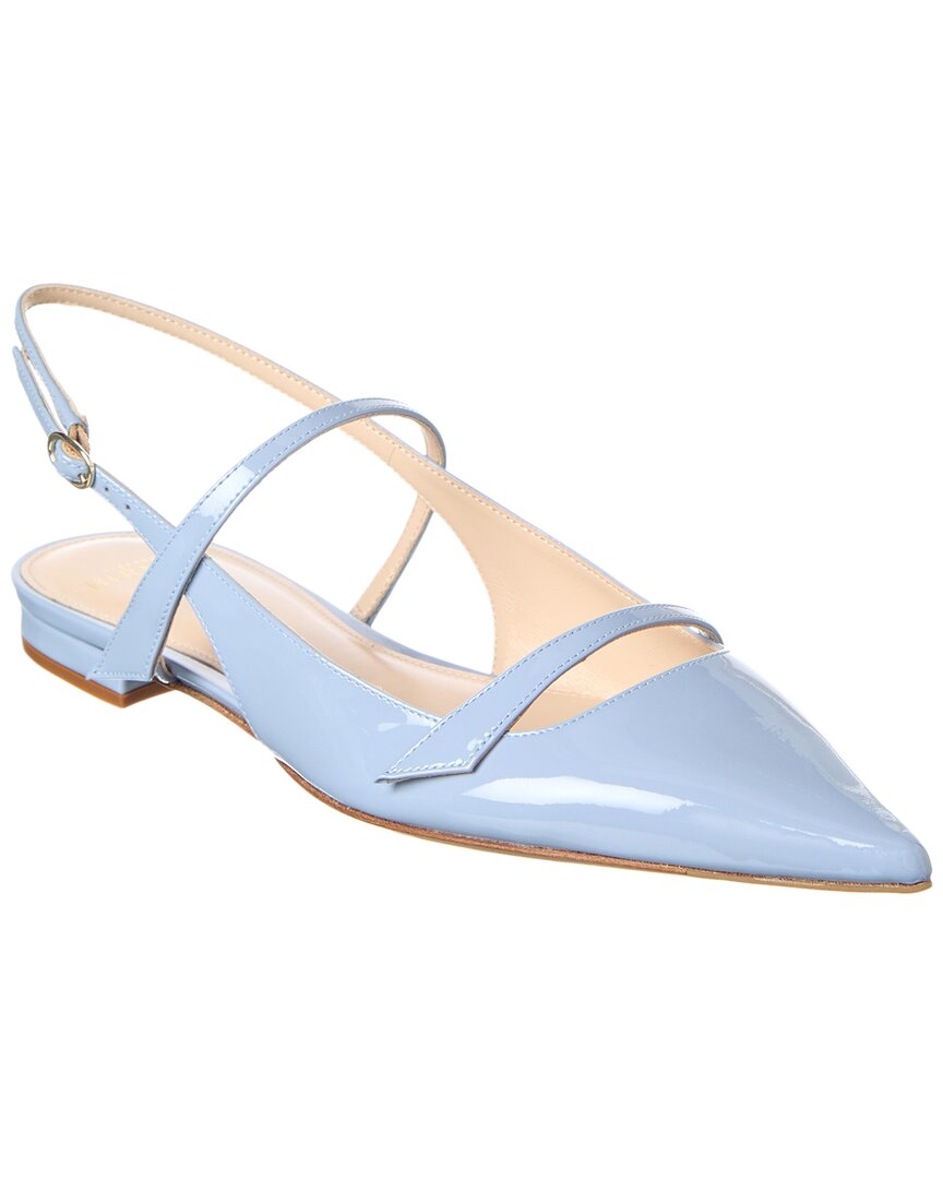 Туфли-лодочки Alexandre Birman Tita Patent Slingback Flat, синий