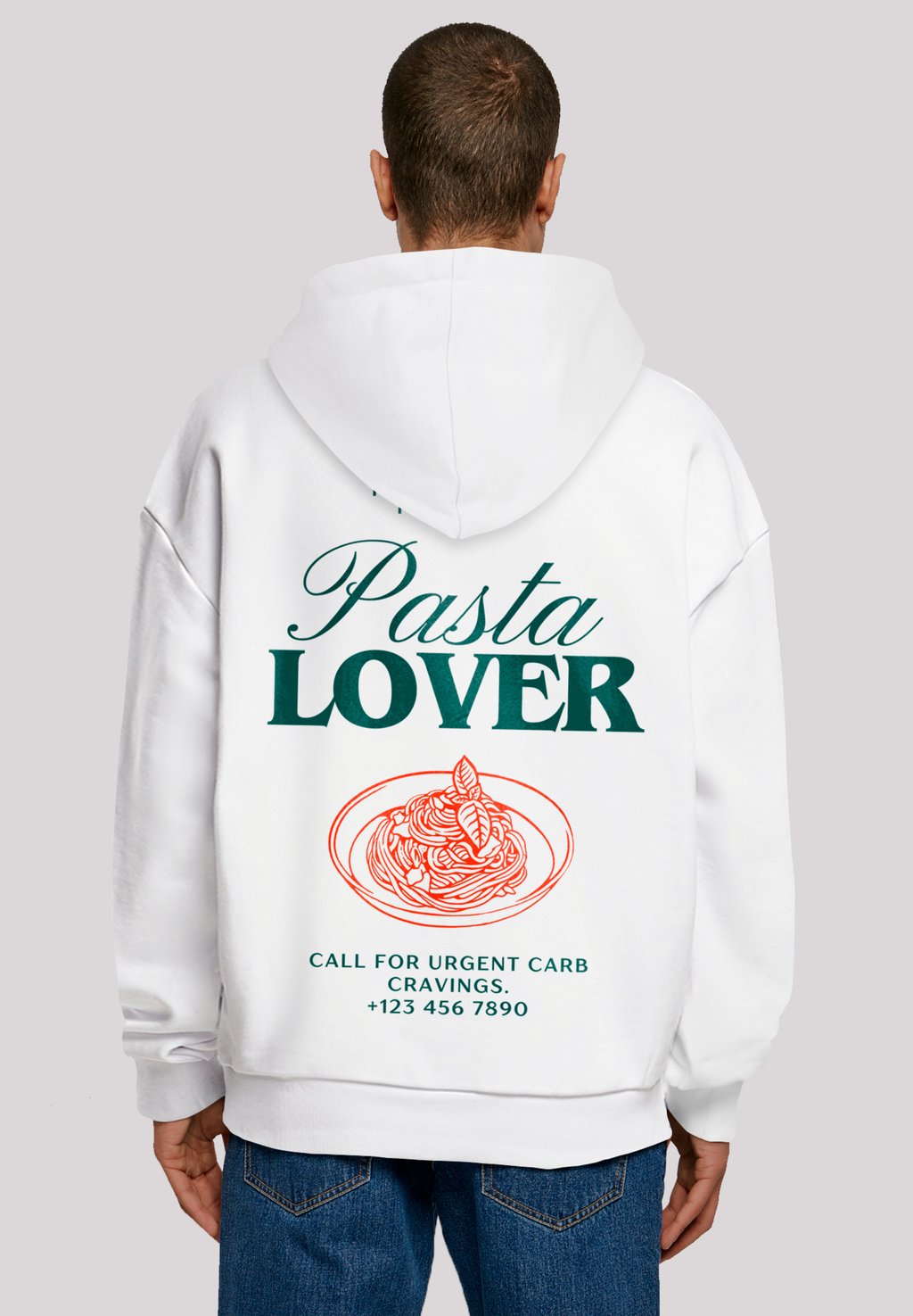 

Толстовка PASTA LOVER - Hoodie F4NT4STIC, белый