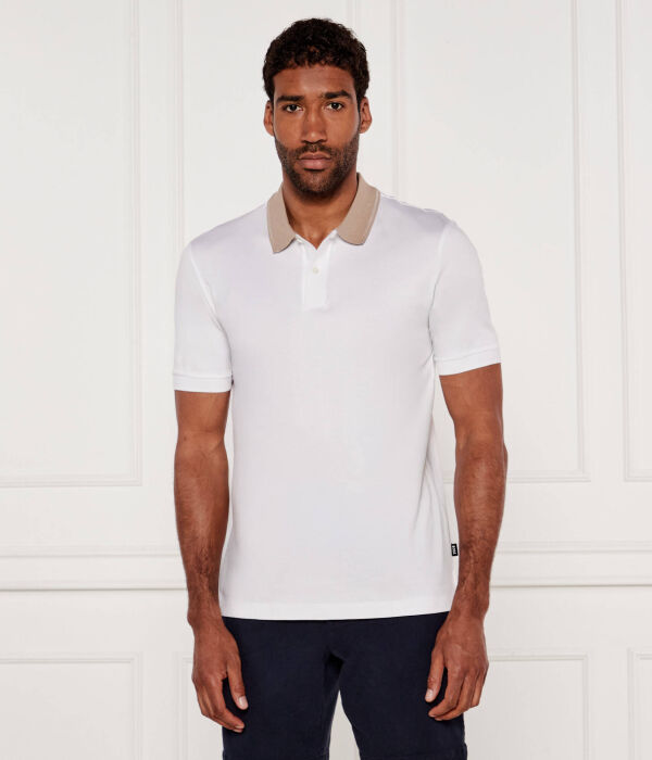 

Рубашка поло h-phillipson Slim fit Boss, белый