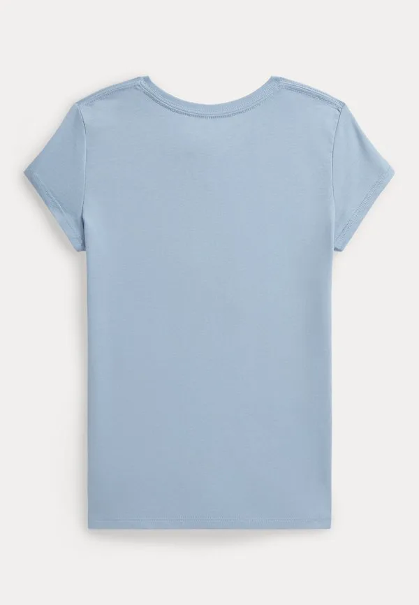 Футболка из хлопкового трикотажа polo bear с принтом 714y. Polo Ralph Lauren, Estate Blue — фото 2