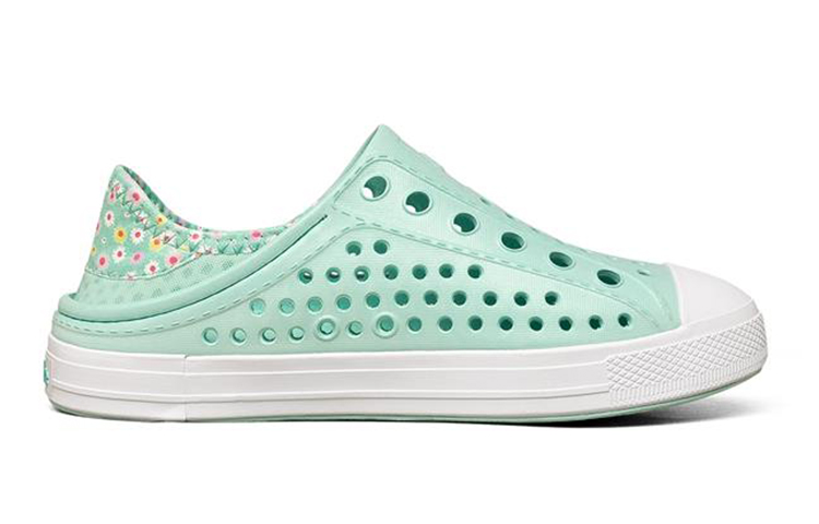 Skechers Kids Детские сандалии для подростков, нескользящие, износостойкие, дышащие, зеленые — фото 2