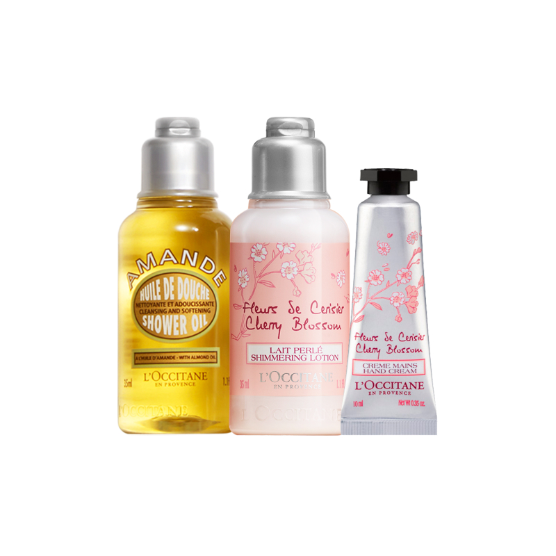 Наборы для ухода Unisex LOCCITANE, [Stock Up]Body Oil*3 + Cherry Blossom Moisturizer*3 + Cherry Blossom Hand Cream*3 — фото 2