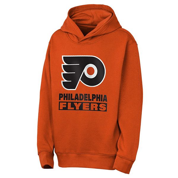 Толстовка Youth classic orange Philadelphia Flyers Back to Basics Outerstuff — фото 3