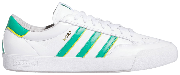 

Кроссовки adidas Nora 'White Court Green Yellow', белый