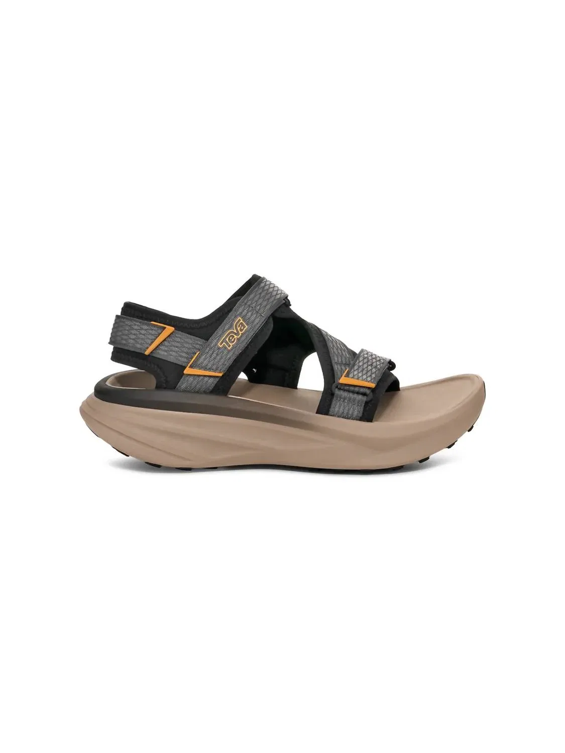 Teva Мужские сандалии Aventrail R2T в черно-подсолнечном цвете