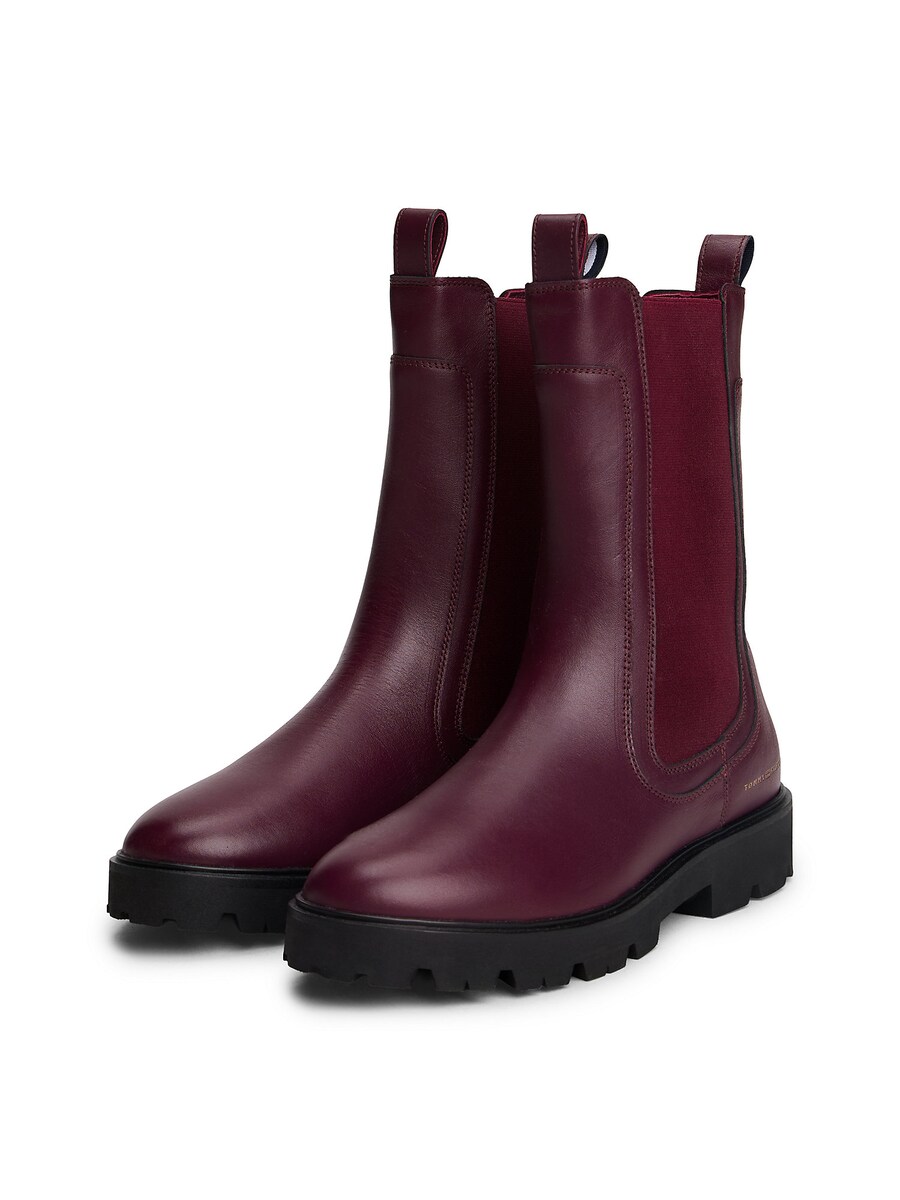 Ботинки челси TOMMY HILFIGER, Burgundy — фото 2