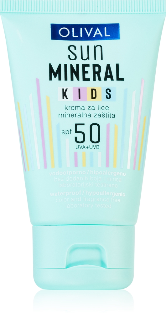 

Солнцезащитный крем Sun Mineral Kids для лица и тела детей Olival, spf 50 50 мл