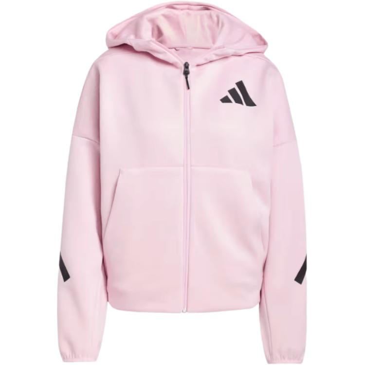 

Z.N.E. Полная Молния Худи Истинно Розовый Adidas, Чистый Розовый