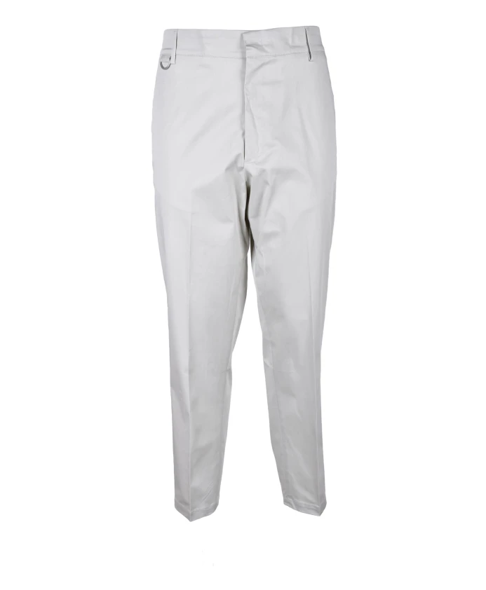 

Брюки из хлопка и эластана Low Brand, серый