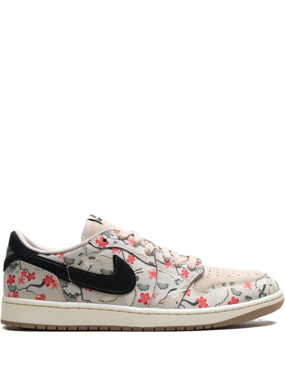 

Кроссовки Air Jordan 1 Low OG Cranes из коллаборации с Rui Hachimura, нейтральный