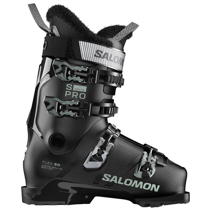 

Горнолыжные ботинки s/pro delta 90 w gw черные - 23-23.5 Salomon