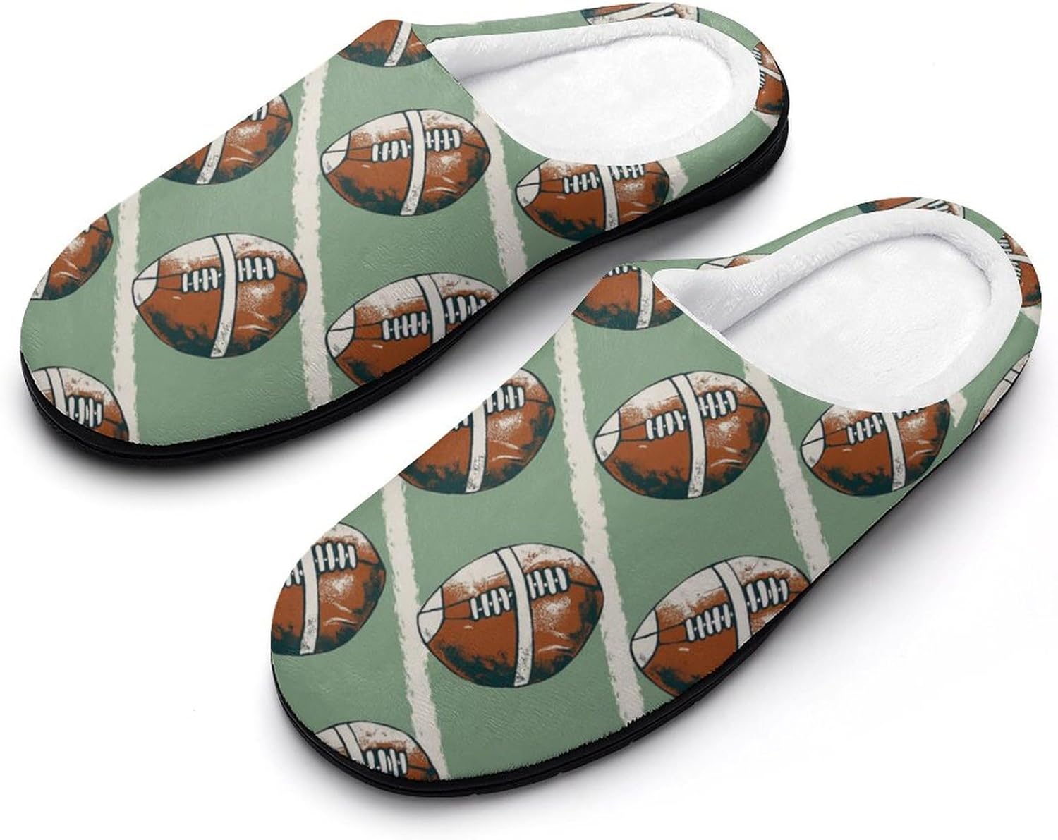 

Мужские хлопковые домашние тапочки KKdskkds с милыми ежиками и грибами. Нескользящие, уютные, теплые, дышащие, American Football and Field