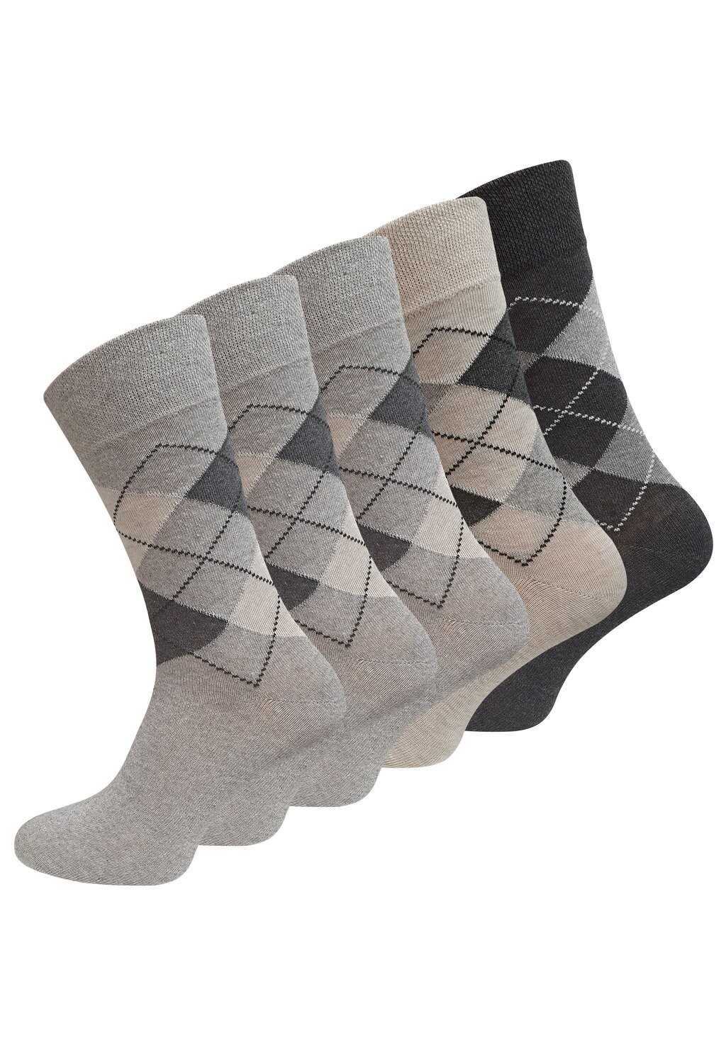 

Носки 10 PAAR MIT KARO MUSTER Cotton Prime, бежевый