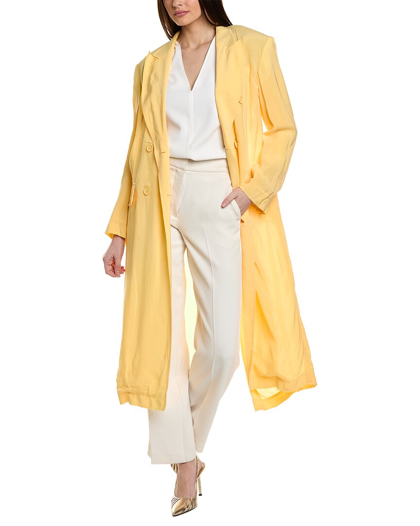 

Пальто Sportmax Lyon Max Mara, желтый